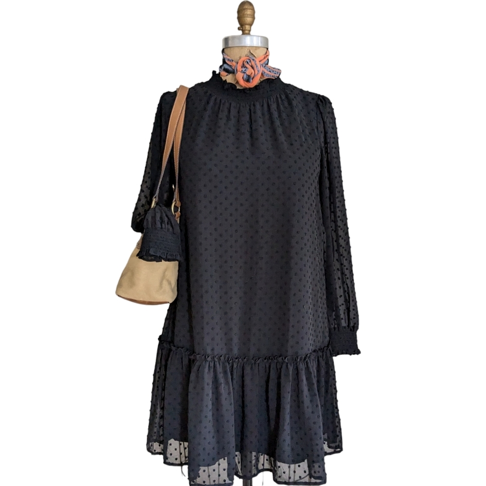 J. Crew Factory Dotted Swiss Shift Dress Size Small